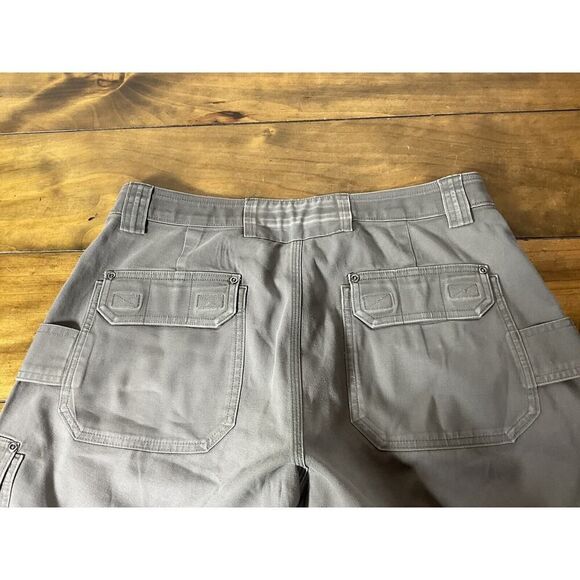 Duluth Trading Co Pants Men's Olive 34x30 Cargo Pocket Flex Fire Hose Workwear - Picture 7 of 10